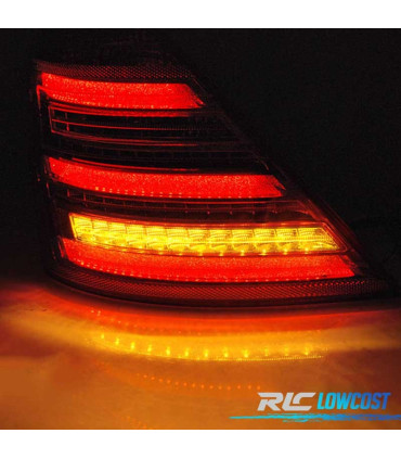 PILOTOS MERCEDES W221 CLASE S 05-09 LED DINÁMICO LOOK W222 ROJO BLANCO