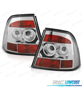 PILOTOS OPEL VECTRA B 95-98 CROMADO ROJO LEX