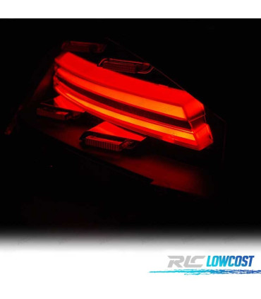 PILOTOS PARA PORSCHE BOXSTER CAYMAN 987 09-12 LED BAR DINAMICOS NEGROS AHUMADOS