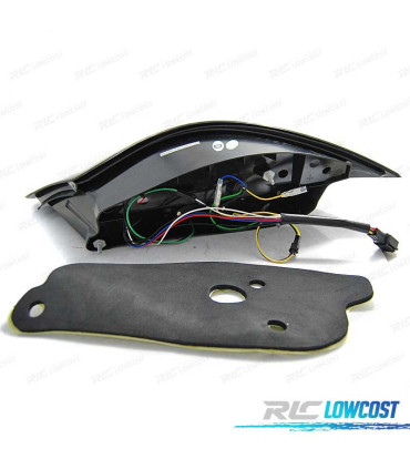 PILOTOS PARA PORSCHE BOXSTER CAYMAN 987 09-12 LED BAR DINAMICOS NEGROS AHUMADOS