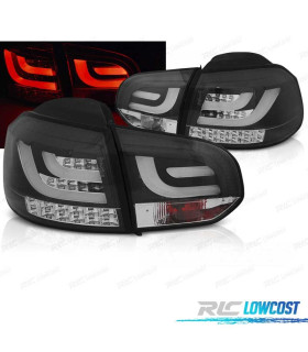 PILOTOS VOLKSWAGEN VW GOLF 6 08-12 LED BAR NEGRO