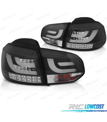 PILOTOS VOLKSWAGEN VW GOLF 6 08-12 LED BAR NEGRO