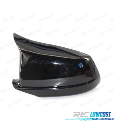 CARCASAS ESPEJOS RETROVISORES BMW F10 F11 F18 LOOK M 11-13 NEGRO BRILLO