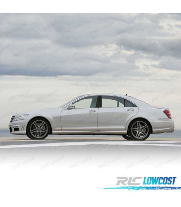 KIT CARROCERIA MERCEDES LOOK AMG CLASE S W221 06-13 CON LUZ DIURNA