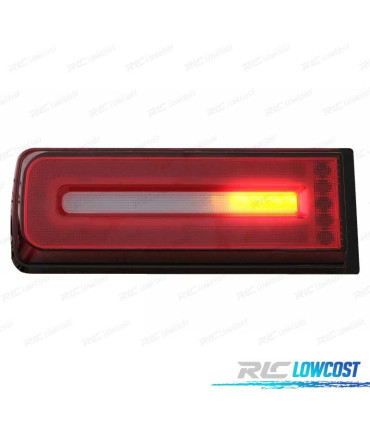 PILOTOS LED DINAMICOS MERCEDES CLASE G W463 07-17 ROJO AHUMADO LOOK AMG G55