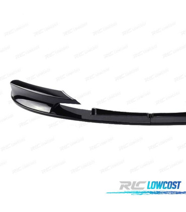 SPOILER LIP BMW F30 F31 LOOK M PERFORMANCE NEGRO BRILLO ABS