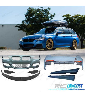 KIT CARROCERIA BMW F31 TOURING LOOK M PERFORMANCE SALIDA SIMPLE AMBOS LADOS