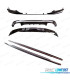 KIT SPOILERS PARA BMW G30 G31 17-19 LOOK M PERFORMANCE NEGRO BRILLO