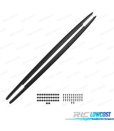 AÑADIDOS TALONERAS BMW G30 G31 17- LOOK M PERFORMANCE NEGRO BRILLO