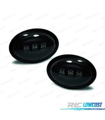 INTERMITENTES LATERALES LED MINI 06-10 CRISTAL CLARO NEGRO