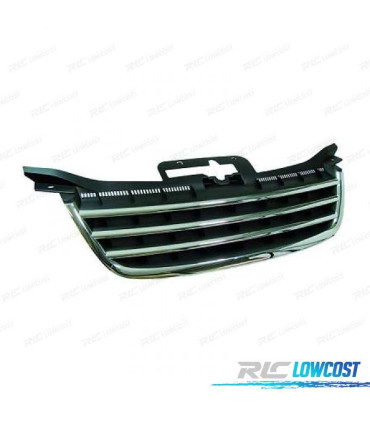PARRILLA VOLKSWAGEN VW TOURAN 03-06 NEGRO REJILLAS CROMADAS