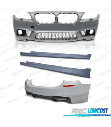 KIT CARROCERIA BMW F10 13-17 CON PDC Y LAVAFAROS LOOK M5