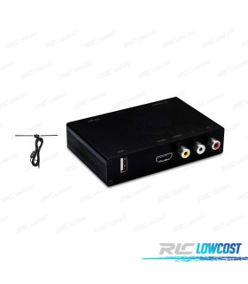 SINTONIZADOR TDT CON ANTENA Y MANDO