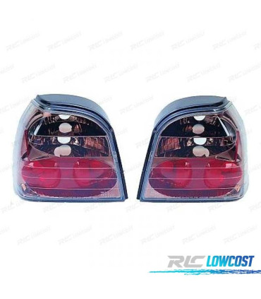 PILOTOS VOLKSWAGEN VW GOLF 3 91-97 FONDO CROMO AHUMADO