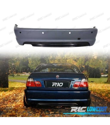 PARAGOLPES TRASERO BMW E46 COUPE LOOK M 98-06 PDC