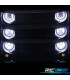 FAROS PARA JEEP WRANGLER 96-18 OJOS ANGEL LED NEGRO