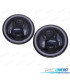 FAROS PARA JEEP WRANGLER 96-18 OJOS ANGEL LED NEGRO