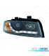 FAROS AUDI A4 B6 LIMOUSINE AVANT 00-04 LUZ DIURNA LED FONDO NEGRO