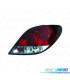 PILOTOS PEUGEOT 207 06-12 ROJO CROMO