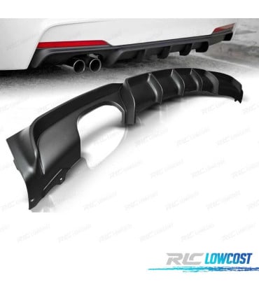 DIFUSOR BMW F30 F31 LOOK M PERFORMANCE NEGRO MATE