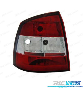 PILOTOS OPEL ASTRA G 3P 5P 97-04 ROJO BLANCO