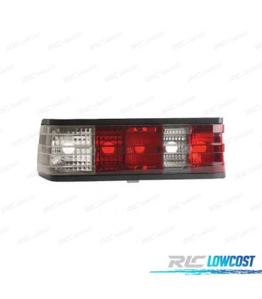 PILOTOS MERCEDES 190 W201 82-93 ROJO CROMO