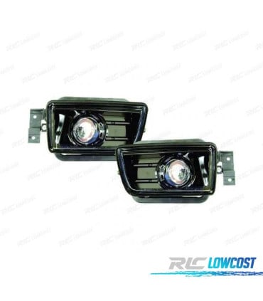 FAROS ANTINIEBLAS BMW E34 88-95 LUPA FONDO NEGRO