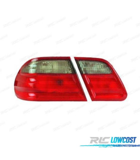 PILOTOS MERCEDES CLASE E W210 95-02 ROJO GRIS