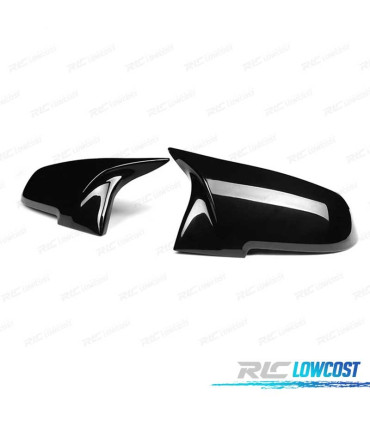 CARCASAS ESPEJOS BMW F30 F31 F32 F33 F36 F20 F22 F34 LOOK M NEGRO BRILLO