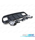 DIFUSOR MERCEDES CLASE A W176 12-18 LOOK A45 AMG NEGRO BRILLO + COLAS ESCAPE