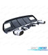 DIFUSOR MERCEDES CLASE A W176 15-18 LOOK A45 AMG NEGRO BRILLO + COLAS ESCAPE