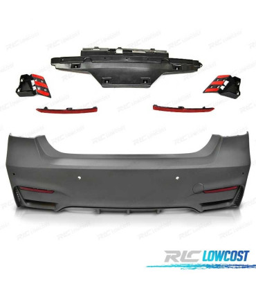 PARAGOLPES TRASERO BMW F30 LOOK M3 11-18 + KIT ESCAPE