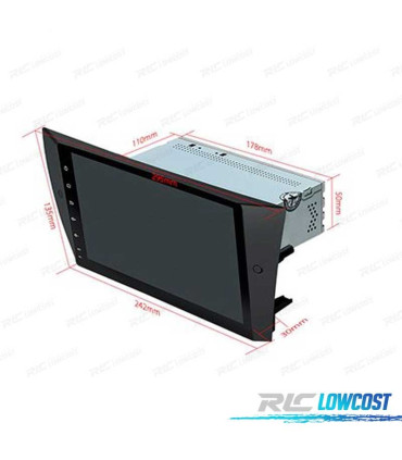 RADIO GPS ANDROID 14 PARA BMW E90 E91 E92 E93 PANTALLA 9" TACTIL