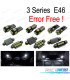 KIT 20 BOMBILLAS LED INTERIOR PARA BMW SERIE 3 E46 M3 318I 318TI 323I 323IS 325I 325XI 328I 99-05