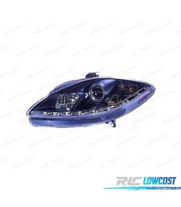 FAROS PARA SEAT TOLEDO LEON ALTEA 04-09 LUZ DIURNA REAL LED