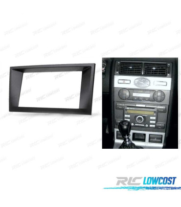 MARCO NEGRO RADIO 2-DIN PARA FORD MONDEO