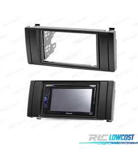 MARCO NEGRO PARA RADIO 2-DIN PARA BMW SERIE 5 E39 Y X5 E53