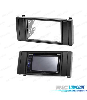 MARCO NEGRO PARA RADIO 2-DIN PARA BMW SERIE 5 E39 Y X5 E53