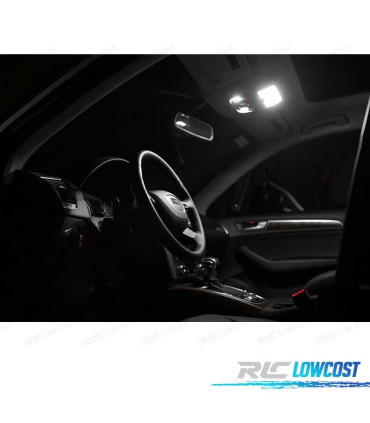 KIT 23 BOMBILLAS LED INTERIOR AUDI Q5 2009-2016