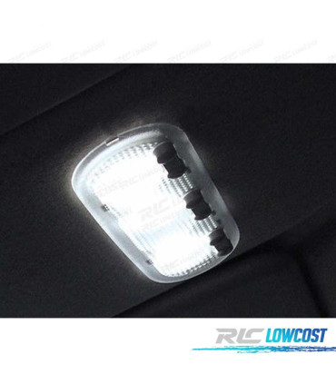 KIT 10 BOMBILLAS LED INTERIOR PARA RENAULT MEGANE II 2 MK2 COUPE 03-08