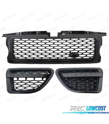 PARRILLA + BRANQUIAS RANGE ROVER SPORT 06-09 BLACK EDITION