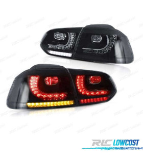 PILOTOS VOLKSWAGEN VW GOLF 6 08-12 FULL LED DINAMICOS AHUMADOS LOOK R20