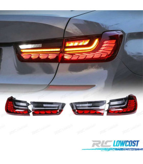 PILOTOS BMW SERIE 3 G20 19-22 FULL LED DINAMICOS LIGHT BAR OLED