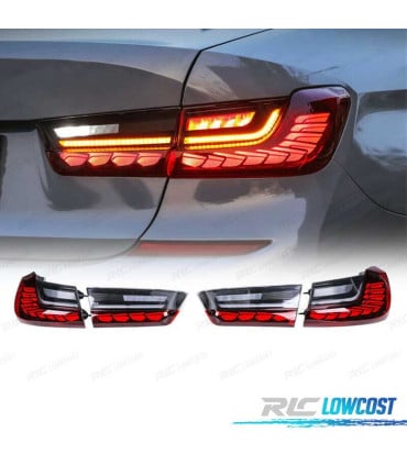 PILOTOS BMW SERIE 3 G20 19-22 FULL LED DINAMICOS LIGHT BAR OLED