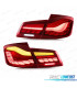 PILOTOS BMW F10 FULL LED DINAMICOS ROJO LIGHT BAR OLED