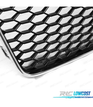 PARRILLA AUDI A5 12-16 LOOK RS5 NEGRO CROMO