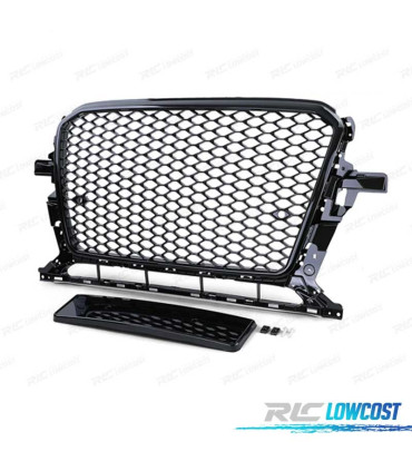 PARRILLA AUDI Q5 8R 12-16 LOOK RS NEGRO