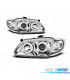 FAROS PARA RENAULT MEGANE 96-99 OJOS ANGEL FONDO CROMO