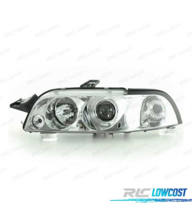 FAROS FIAT PUNTO 93-99 OJOS ANGEL FONDO CROMO MAN