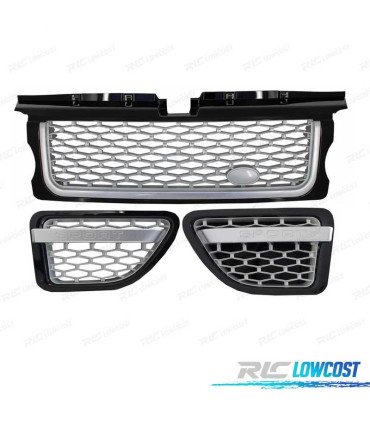 PARRILLAS RANGE ROVER SPORT 05-08 GRIS PLATA LOOK AUTOBIOGRAPHY